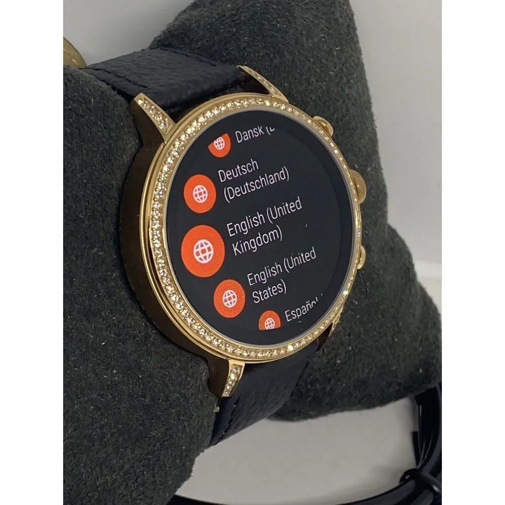 Fossil Gen 4 Authentic Digital Dial Smart Watch Custom Band FTW6015 AB572